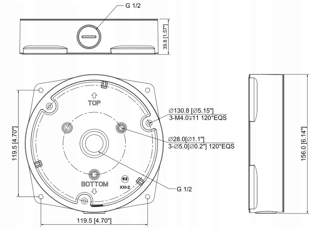 uchwyt-kamery-pfa132-e-dahua