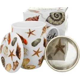 porcelanowy-kubek-360-ml-z-zaparzaczem-do-herbaty-ziol-seaside-muszle