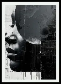 plakat-na-sciane-mroczna-kobieca-twarz-w-nowoczesnym-stylu-70x50cm