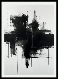 plakat-na-sciane-czarno-biala-abstrakcja-nowoczesny-wyglad-70x50cm