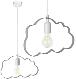 lampa-sufitowa-wiszaca-chmurka-szara-dla-dzieci-e27