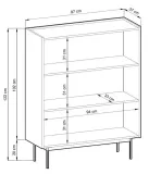komoda-rossi-3-ceramic-red-dab-linea-kolor-frontow-czerwony