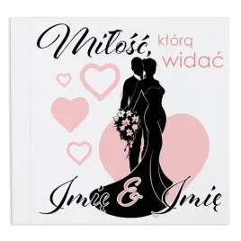 album-slubny-bialy-ksiega-gosci-personalizowana-wesele-milosc-ktora-widac