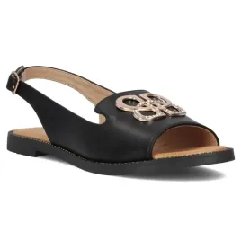 filippo-klapki-damskie-czarne-z-paskiem-ds6918-25-bk-r-37