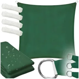 markiza-zielona-daszek-zagiel-plandeka-przeciwsloneczna-uv-wodoodporna-3x3m