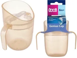 lovi-kubek-treningowy-genius-nude-z-uchwytami-do-nauki-picia-6m-150ml