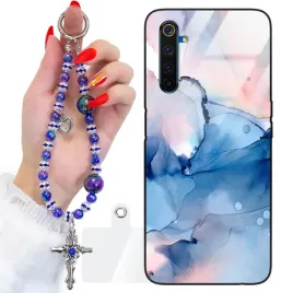 etui-do-realme-6-pro-glass-szklane-marmurki-brelok-smycz-krzyz-fiolet-wz