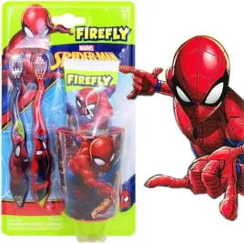 zestaw-2-szczoteczek-pasta-do-zebow-kubek-firefly-spider-man-dla-dzieci