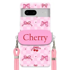 etui-do-google-pixel-7-rozowy-sznurek-crossbody-uchwyt-urocze-cherry-pink