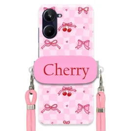 etui-do-realme-9i-5g-rozowy-sznurek-crossbody-uchwyt-urocze-cherry-pink