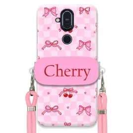 etui-do-nokia-8-1-rozowy-sznurek-crossbody-uchwyt-urocze-kobiece-cherry