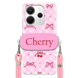 etui-do-xiaomi-redmi-note-14-4g-rozowy-sznurek-smycz-uchwyt-urocze-cherry