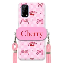 etui-do-realme-7-5g-rozowy-sznurek-crossbody-uchwyt-urocze-cherry-pink