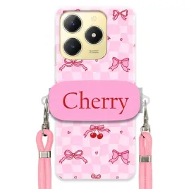 etui-do-realme-c61-rozowy-sznurek-crossbody-uchwyt-urocze-kobiece-cherry