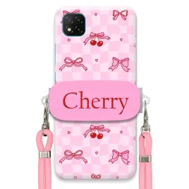 etui-do-xiaomi-poco-c3-rozowy-sznurek-crossbody-uchwyt-urocze-cherry-pink