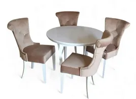 bialy-zestaw-glamour-stol-okragly-100-140cm-4-krzesla