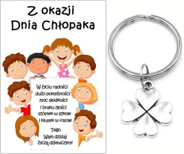 brelok-breloczek-dzien-chlopaka-pasowanie-prezent-klasa-szkola-koniczyna