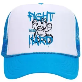 czapka-z-daszkiem-niebieska-fight-trust-hard-na-prezent-wiosna-lato-wakacje