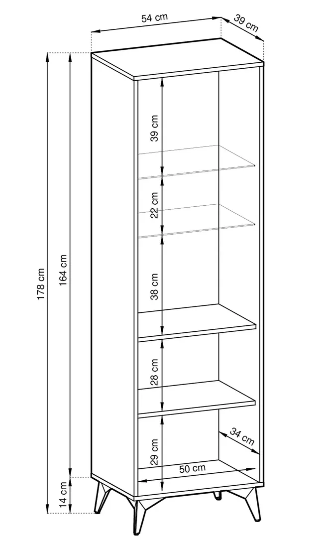 witryna-ruben-8-dab-evoke-czarny