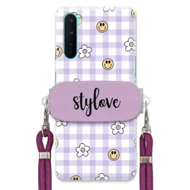 etui-do-oneplus-nord-case-stylowe-kwiatki-uchwyt-smycz-sznurek-fioletowy