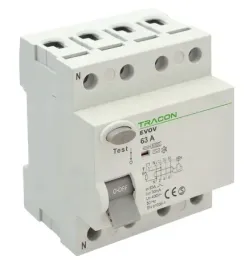 tracon-wylacznik-roznicowo-pradowy-4-polowy-40a-30ma-6ka-ac-evov4p4003