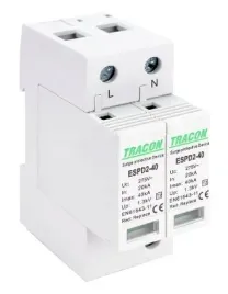 tracon-ogranicznik-przepiec-t2-ac-wymienne-wkladki-2p-espd2-40-2p