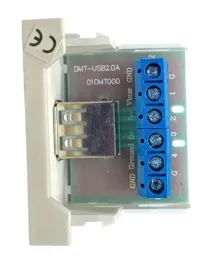 modul-usb-gniazdo-zaciski-srubowe-wymiary-45x225mm-bialy-m-01-08