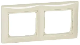 legrand-valena-ramka-podwojna-pozioma-kremowa-774352