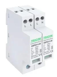 tracon-ogranicznik-przepiec-t2-t3-ac-jednolita-obudowa-espd2-3-40-4p
