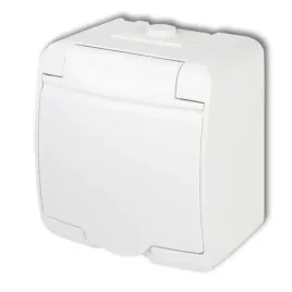 karlik-junior-gniazdo-pojedyncze-biale-z-u-z-klapka-ip54-ghe-1