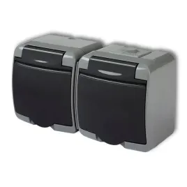 karlik-junior-gniazdo-podwojne-popielate-z-u-klapka-grafitowa-ip54-30ghe-2