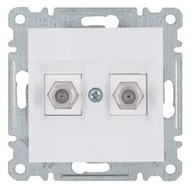 lumina-zlacze-podwojne-typu-f-biale-wl3260