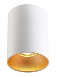tracon-reflektor-sufitowy-bialy-zloty-odblysnik-1xgu10-max-35w-spgu10mgw
