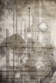 dywan-szary-braz-okregi-nowoczesny-abstrakcja-do-salonu-ponte-120x170-cm