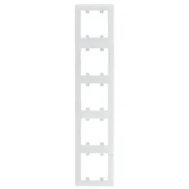 lumina-soul-ramka-5-krotna-pionowa-biala-wl5150