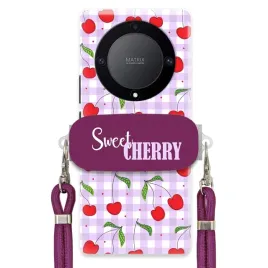 etui-do-huawei-honor-magic-5-lite-slodka-wisnia-uchwyt-fiolet-sznurek