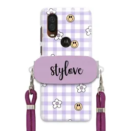 etui-do-motorola-one-vision-case-stylowe-kwiatki-uchwyt-sznurek-fioletowy