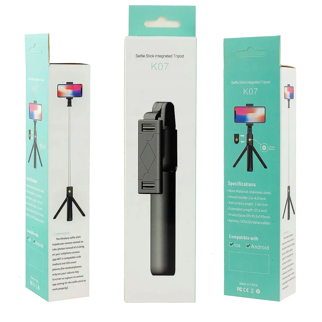 selfie-stick-z-bluetooth-statyw-pilot-jakosc-stan-nowy