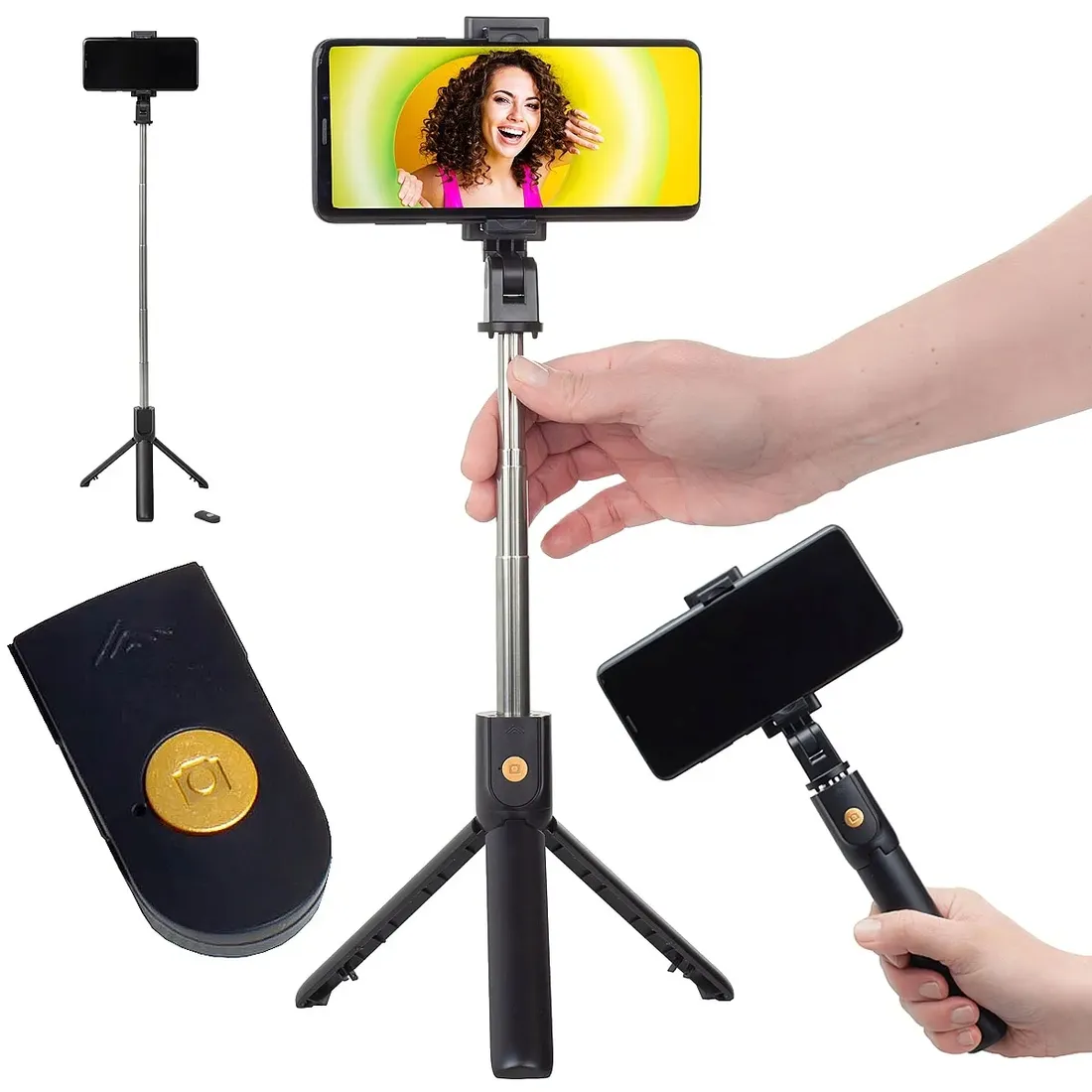 selfie-stick-z-bluetooth-statyw-pilot-jakosc