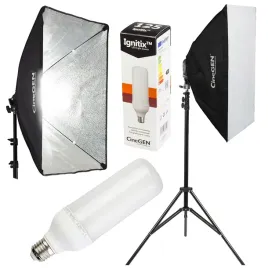 lampa-oswietleniowa-softbox-40x60-zarowka-125w-led-statyw