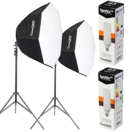 komplet-2-lamp-softbox-octa-90cm-85w-led