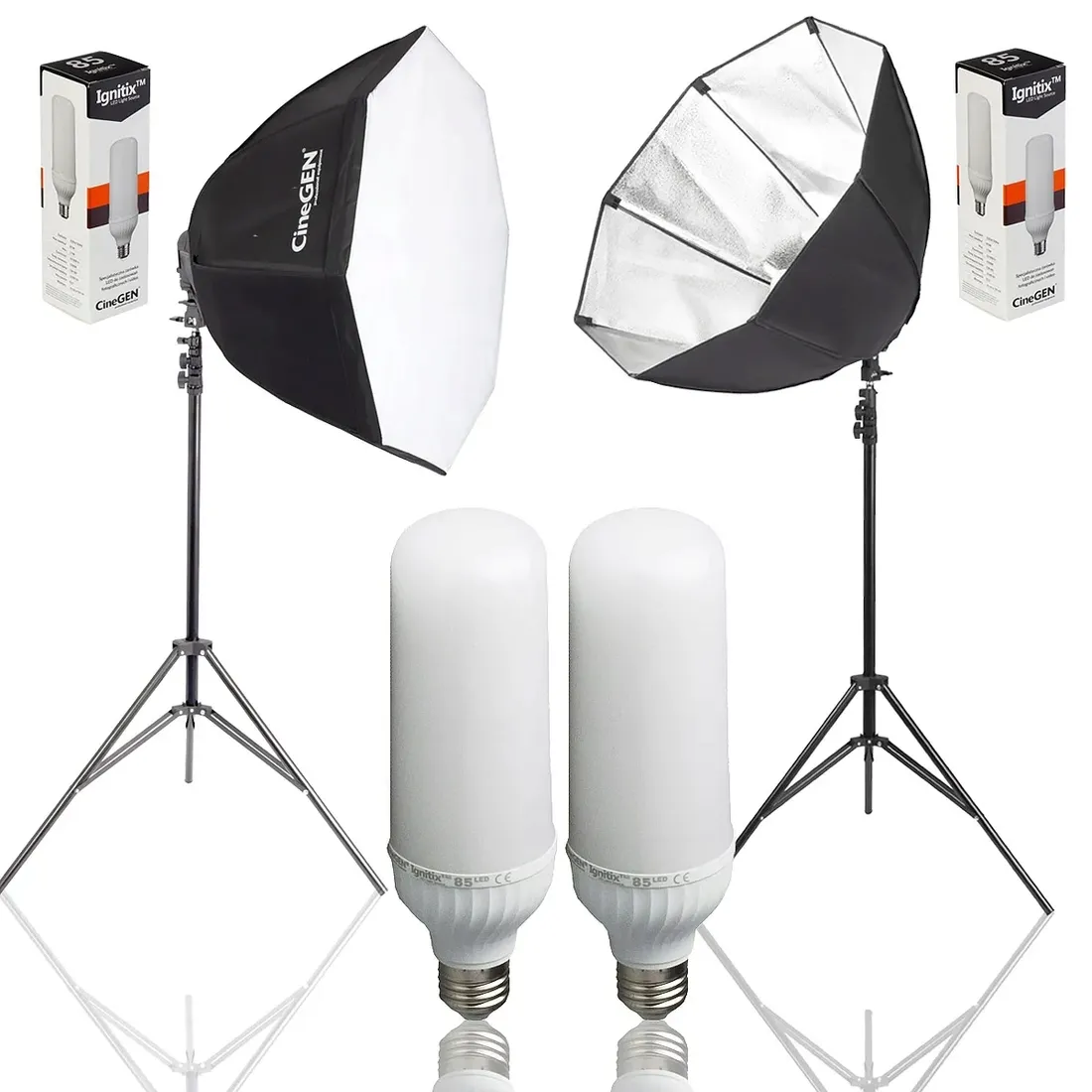 pakiet-2-x-softbox-octa-90cm-85w-led