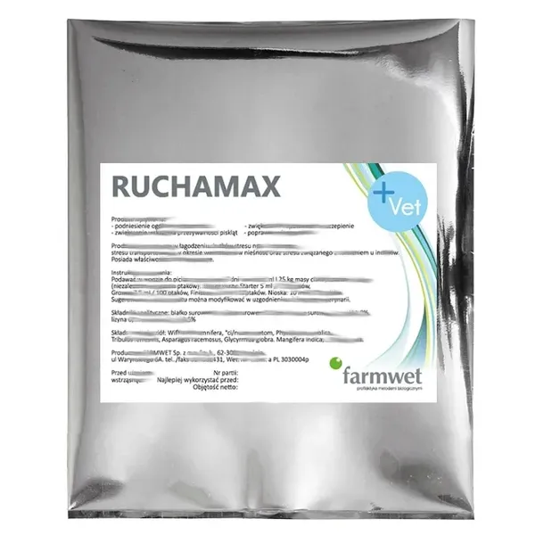 Ruchamax 1 kg na kwasicę i lepszy apetyt u bydła