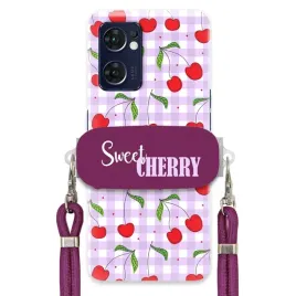 etui-do-oppo-find-x5-lite-case-slodka-wisnia-cherry-uchwyt-fiolet-sznurek