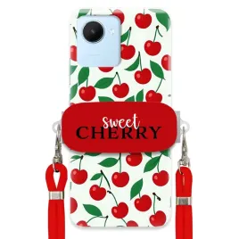 etui-do-realme-c30-czerowny-sznurek-crossbody-uchwyt-kobiece-sweet-cherry