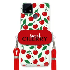 etui-do-realme-c25-czerowny-sznurek-crossbody-uchwyt-kobiece-sweet-cherry