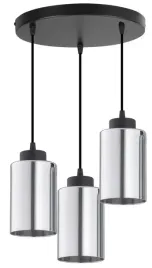 lampa-wiszaca-sufitowa-szklana-tuba-grafit-chrom