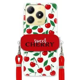 etui-do-realme-c61-czerowny-sznurek-crossbody-uchwyt-kobiece-sweet-cherry