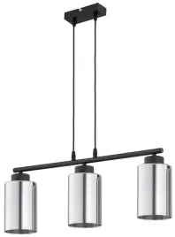 lampa-wiszaca-sufitowa-szklana-tuba-grafit-chrom