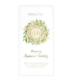 pamiatka-pierwsza-komunia-swieta-ihs-wianek-liscie-zyczenia